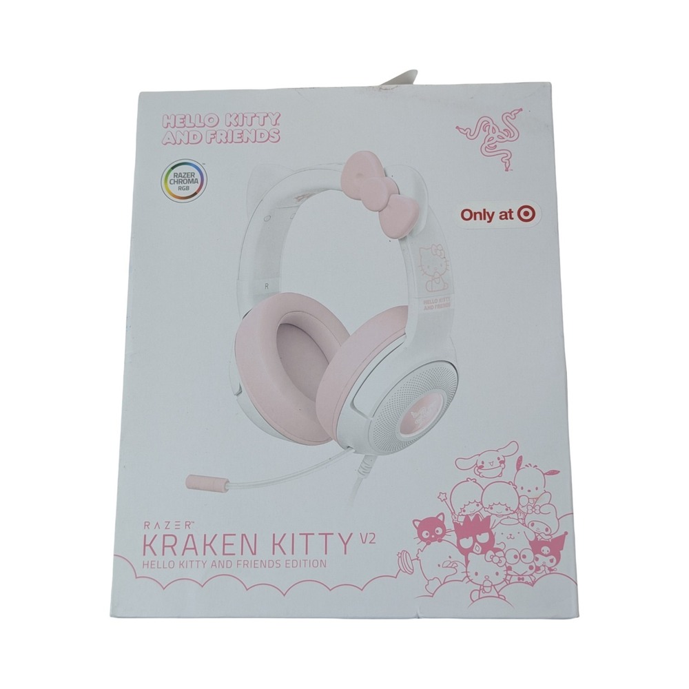 BbO Razer Kraken Kitty V2 Gaming‎ Headset Hello Kitty & Friends Edition